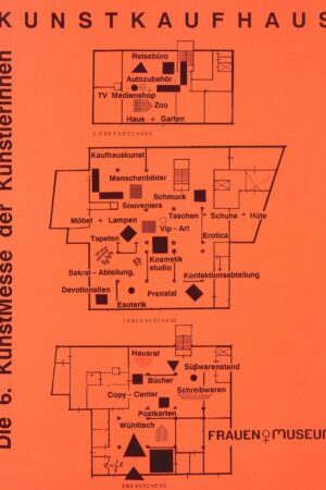 Katalog-Deckblatt: "6.Kunstmesse - Kunstkaufhaus" - 1990