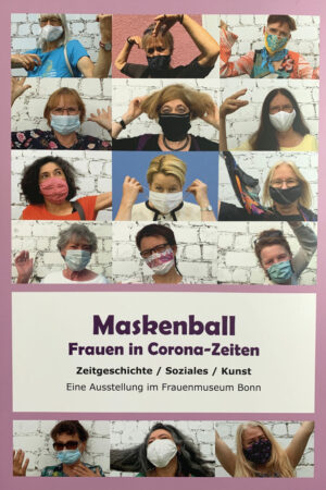 Katalog-Cover: Maskenball - Frauen in Corona-Zeiten