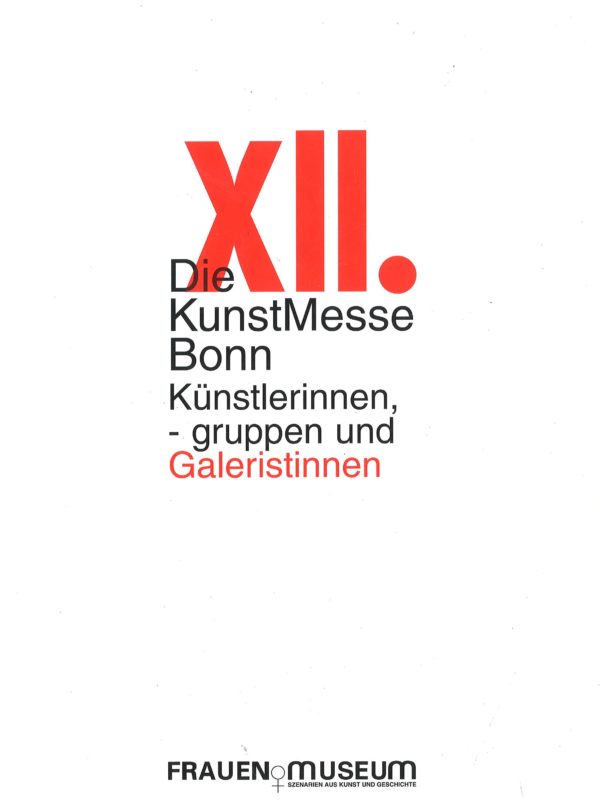 Katalogcover zu "Die 12. KunstMesse Bonn" (1997)